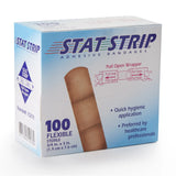 American® White Cross Stat Strip® Adhesive Strip, 3/4 x 3 Inch American® White Cross Stat Strip®