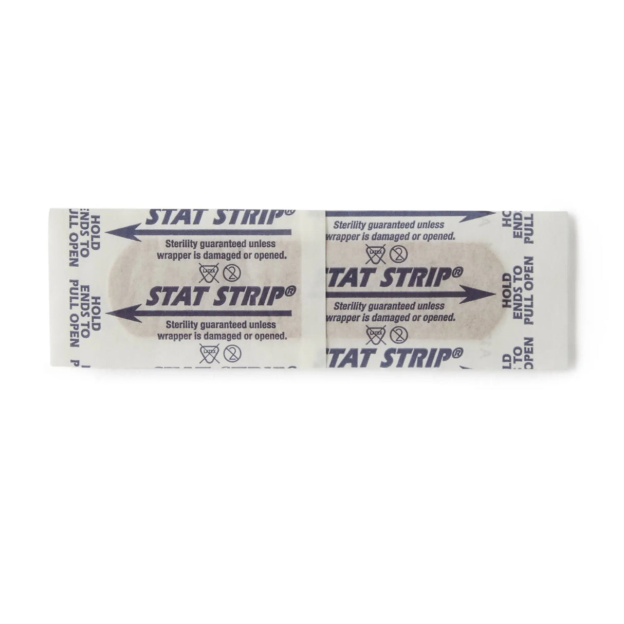 American® White Cross Stat Strip® Adhesive Strip, 3/4 x 3 Inch American® White Cross Stat Strip®