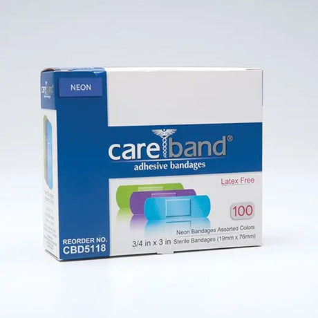 Careband™ Neon Adhesive Strip, 3/4 x 3 Inch Careband™