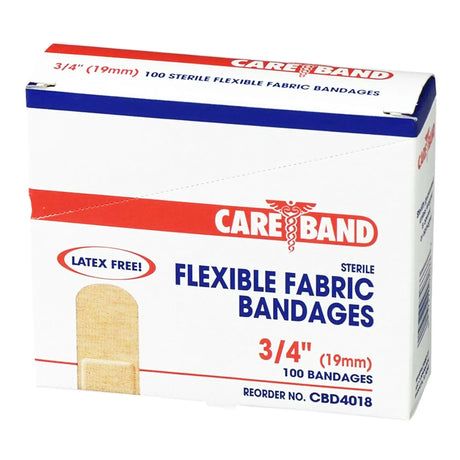 Careband™ Tan Fabric Adhesive Strip, 3/4 x 3 Inch Careband™