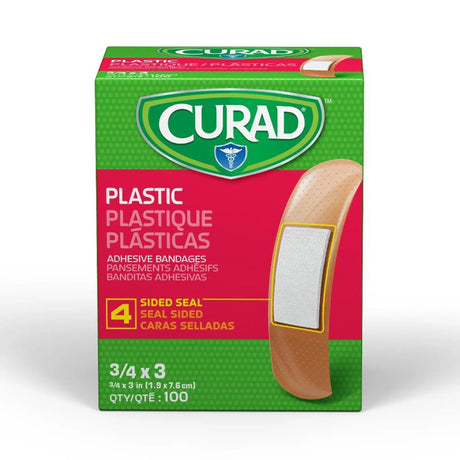 Curad® Tan Adhesive Strip, 3/4 x 3 Inch Curad®