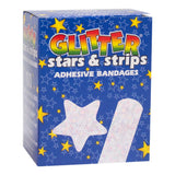 Glitter™ Stat Strip® Kid Design (Glitter Stars and Stripes) Adhesive Strip, 3/4 x 3 Inch Glitter™ Stat Strip®