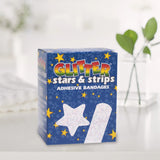 Glitter™ Stat Strip® Kid Design (Glitter Stars and Stripes) Adhesive Strip, 3/4 x 3 Inch Glitter™ Stat Strip®