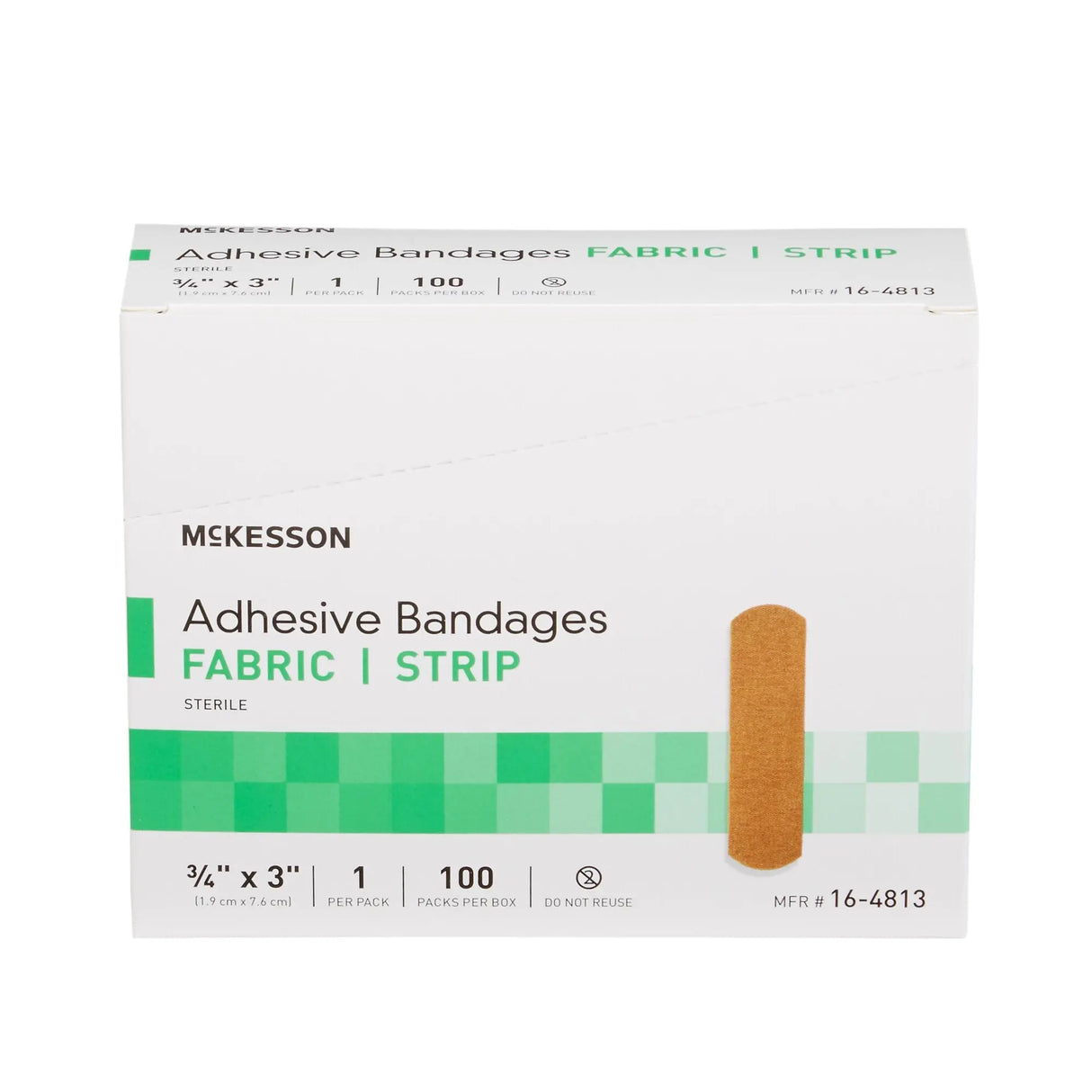 McKesson Tan Adhesive Strip, 3/4 x 3 Inch - getMovility