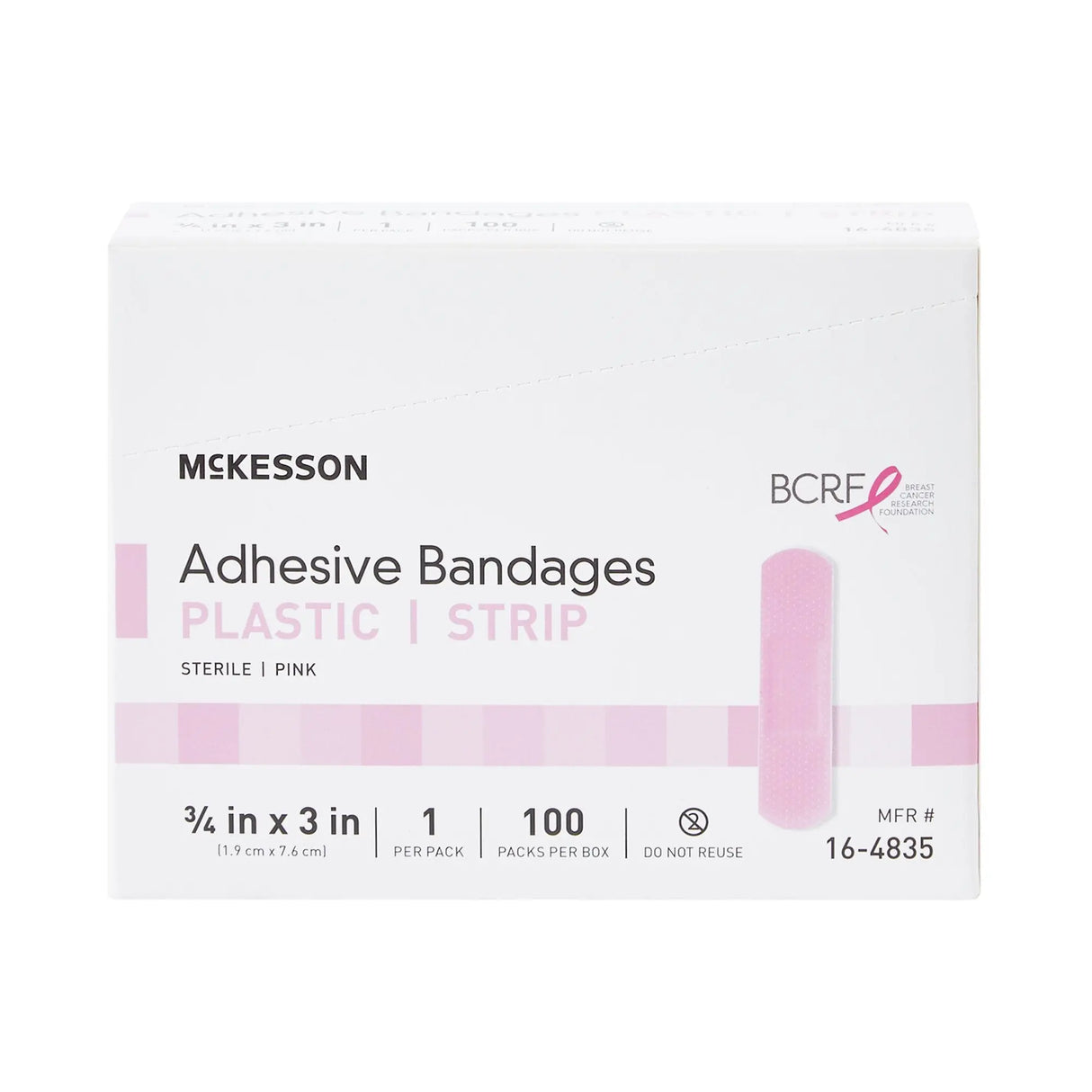 McKesson Kids Adhesive Strip Bandages (Assorted Prints) - 3/4 x 3 Inch  Sterile
