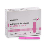 McKesson Pink Adhesive Strip, 3/4 x 3 Inch - getMovility