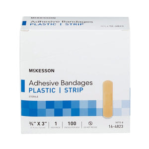 McKesson Adhesive Strip, 3/4 x 3 Inch - getMovility