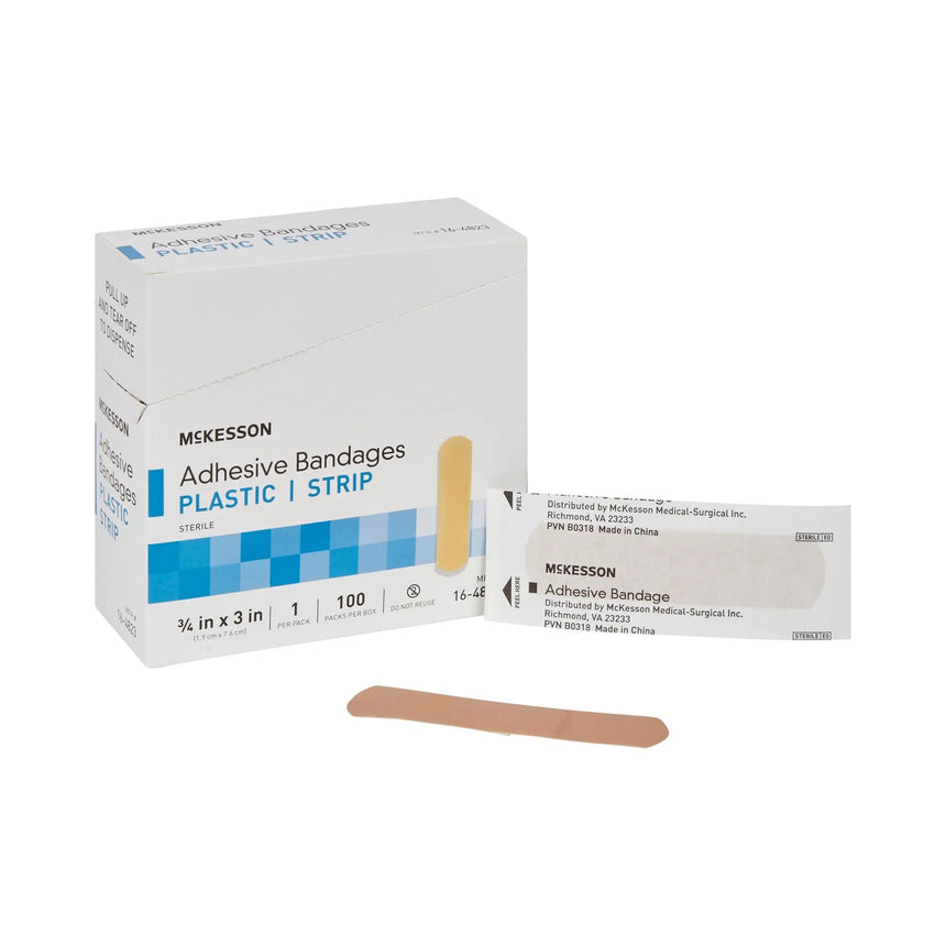 McKesson Adhesive Strip, 3/4 x 3 Inch - getMovility