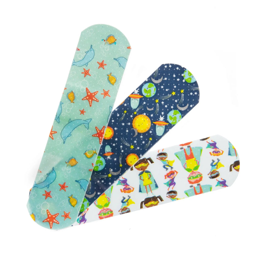 McKesson Kids™ Kid Design (Assorted Prints) Adhesive Strip, 3/4 x 3 Inch - getMovility