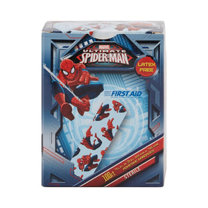 American White Cross Stat Strip Adhesive Strip, 3/4 x 3 Inch, Spider-Man Design - getMovility