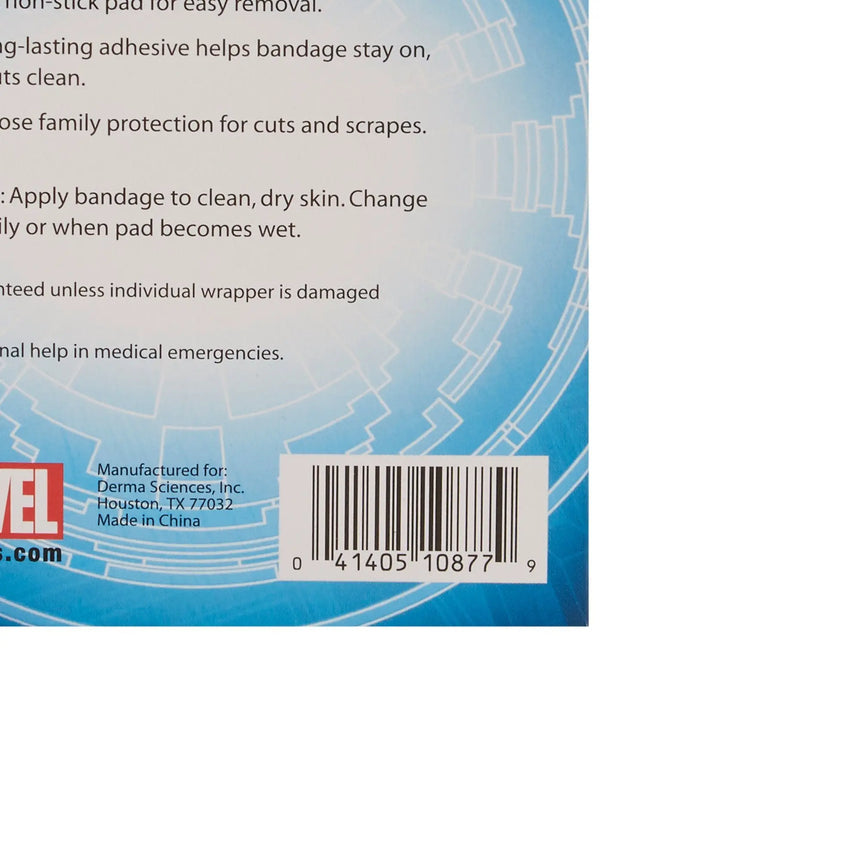 American White Cross Stat Strip Adhesive Strip, 3/4 x 3 Inch, Spider-Man Design - getMovility