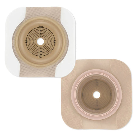 Hollister CeraPlus Skin Barrier, Soft Convex, Extended Wear Tape Borders, 2-1/4" Flange, Beige New Image™ CeraPlus™