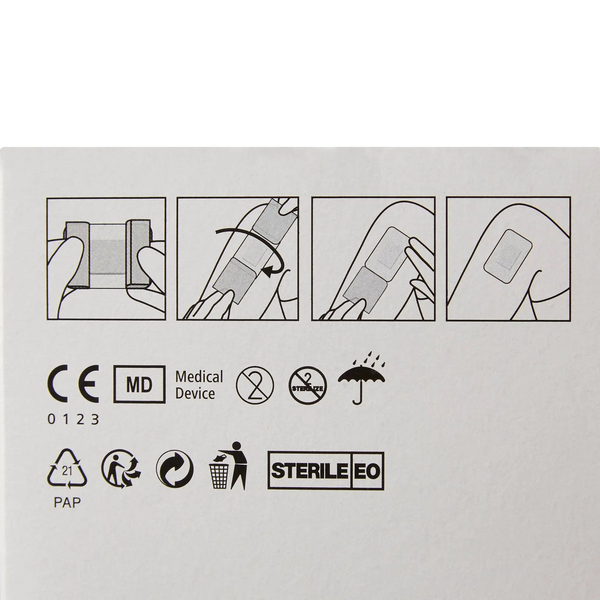 Cosmopor® Adhesive Dressing, 2 x 2-4/5 Inch Cosmopor® Steril