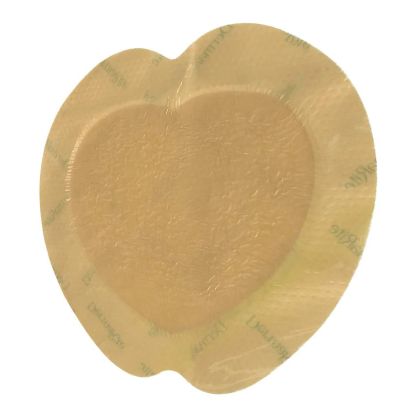 ComfortFoam™ Border Silicone Adhesive with Border Silicone Foam Dressing, 7-1/5 x 7-1/5 Inch Sacral ComfortFoam™ Border