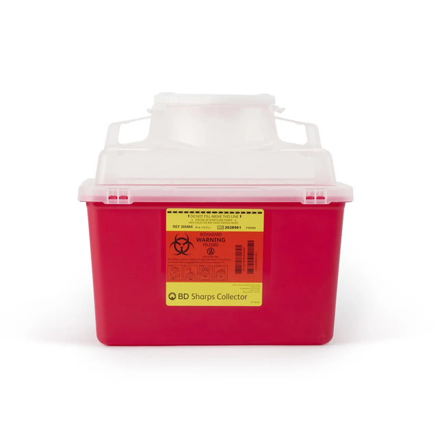 BD Multi-purpose Sharps Container, 11-1/2 x 12-4/5 x 8-4/5 Inch, 3.5 Gallon BD™