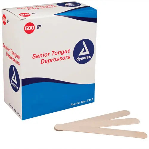 Tongue Depressors-Regular 6  Non-Sterile Bx/500 Movility LLC- CM