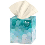 Kleenex Facial Tissue, 2-Ply, Cube Container, Boutique White, 8-2/5" X 8-2/5" Kleenex® Boutique