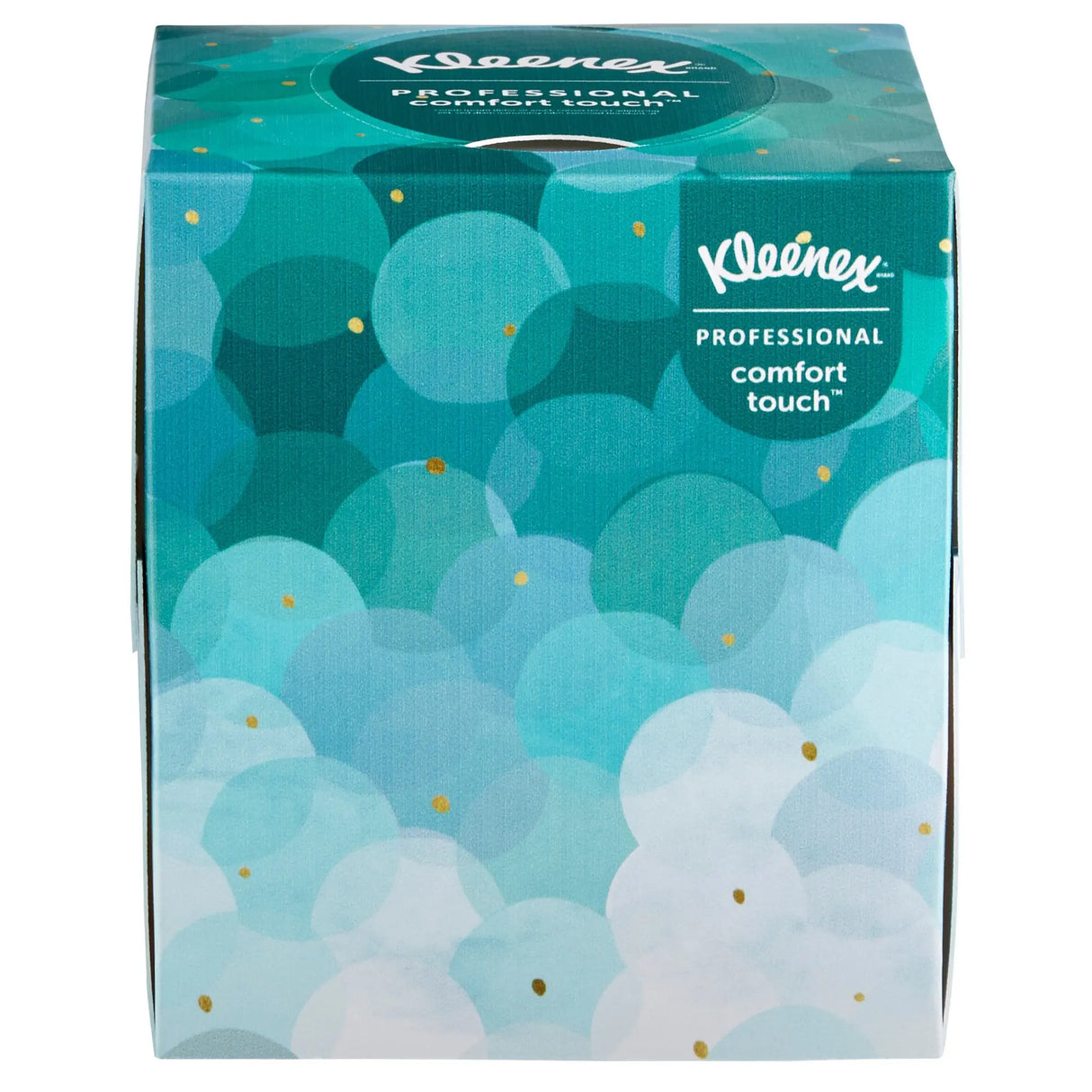 Kleenex Facial Tissue, 2-Ply, Cube Container, Boutique White, 8-2/5" X 8-2/5" Kleenex® Boutique