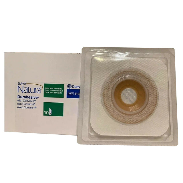 Sur-Fit Natura® Durahesive® Ostomy Barrier With 7/8-1¼ Inch Stoma Opening Sur-Fit Natura® Durahesive®