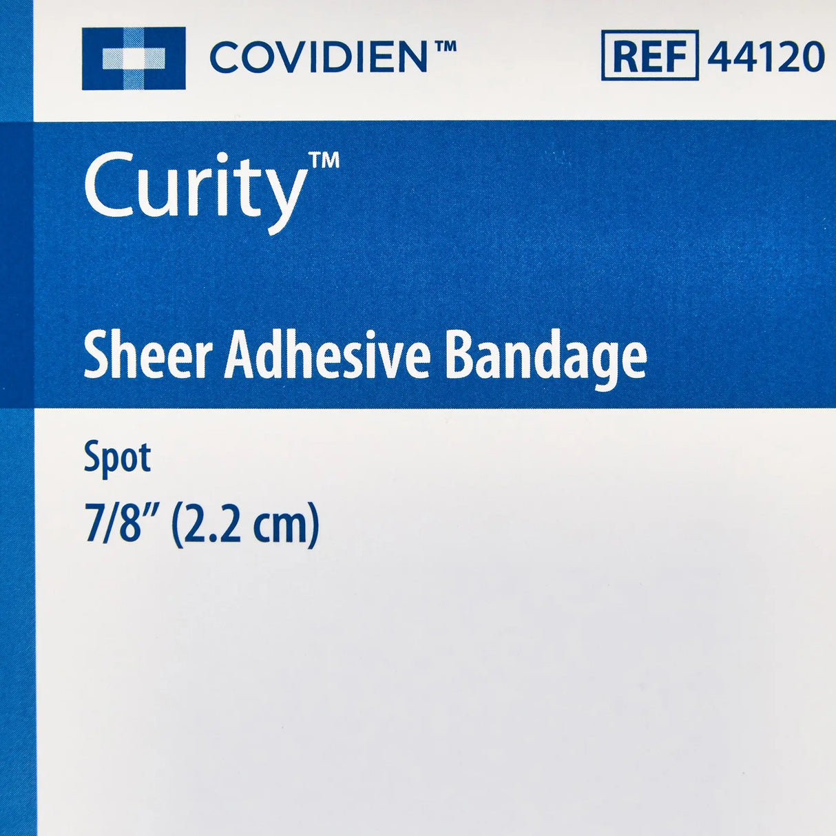 Curity™ Sheer Adhesive Spot Bandage, 7/8-Inch Diameter - getMovility