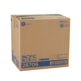 Pacific Blue Basic™ White Paper Towel, 7-7/8 Inch x 350 Foot, 12 Rolls per Case Pacific Blue Basic™