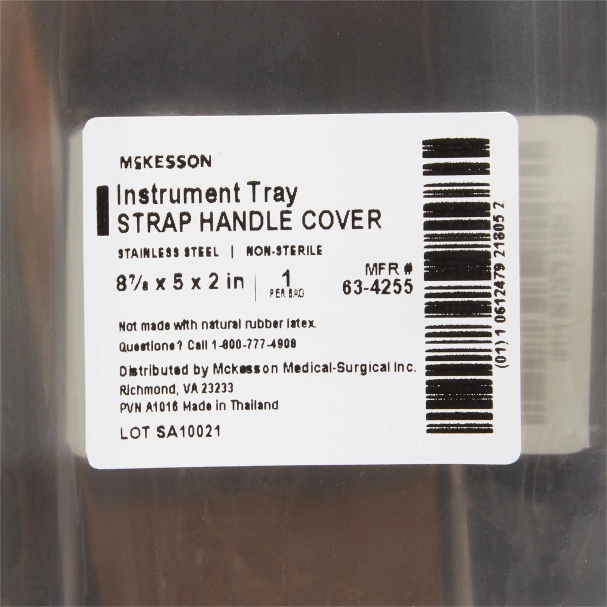 McKesson Instrument Tray, Strap Handle, 8 7/8 Inches McKesson