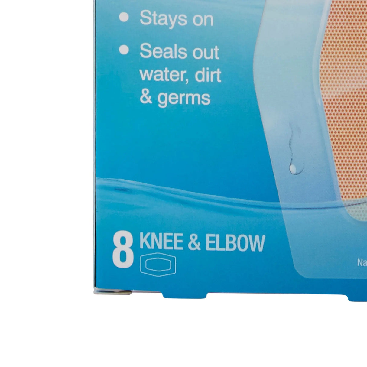 Nexcare™ Waterproof Knee / Elbow Sheer Adhesive Strip, 2-3/8 x 3½ Inch Nexcare™ Waterproof