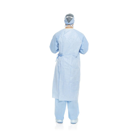 AERO BLUE Surgical Gown with Towel, Small Aero Blue