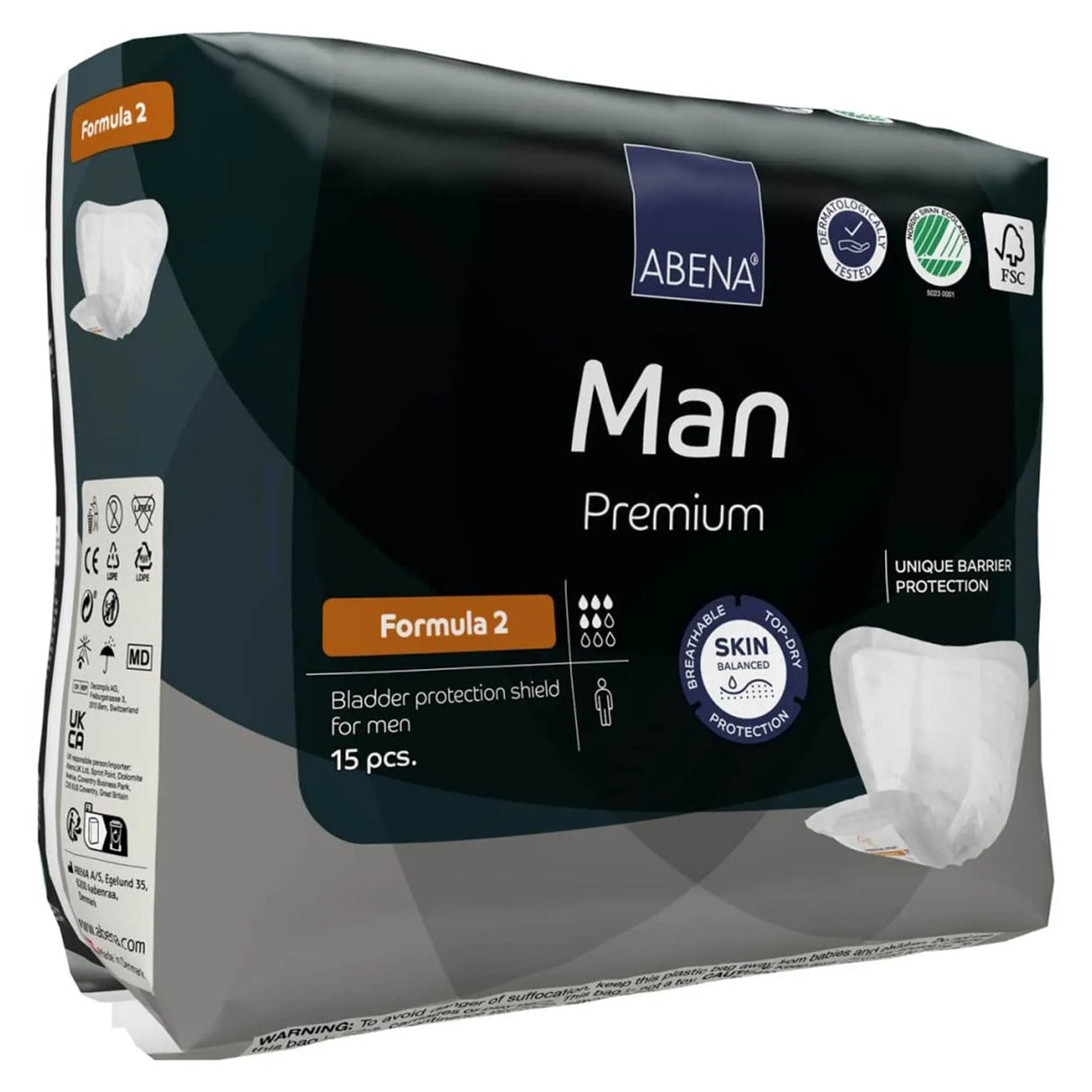 Abena® Man Premium Bladder Protection Shield, Formula 2 Abena® Premium Man