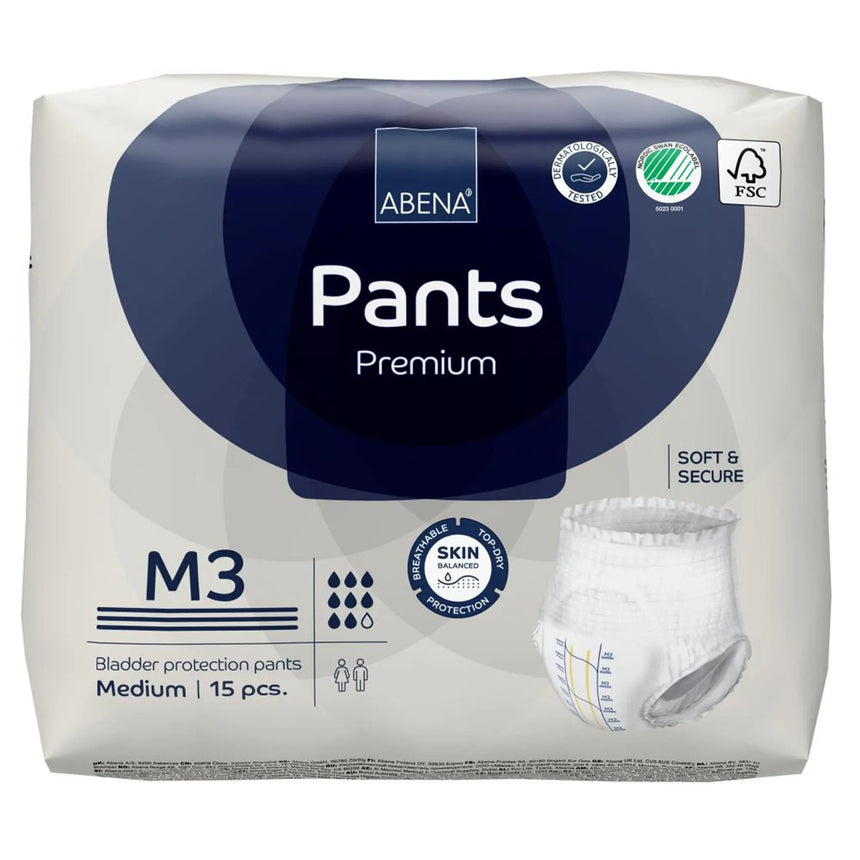 Abena® Premium Pants M3 Incontinence Brief, Medium Abena® Premium Pants M3