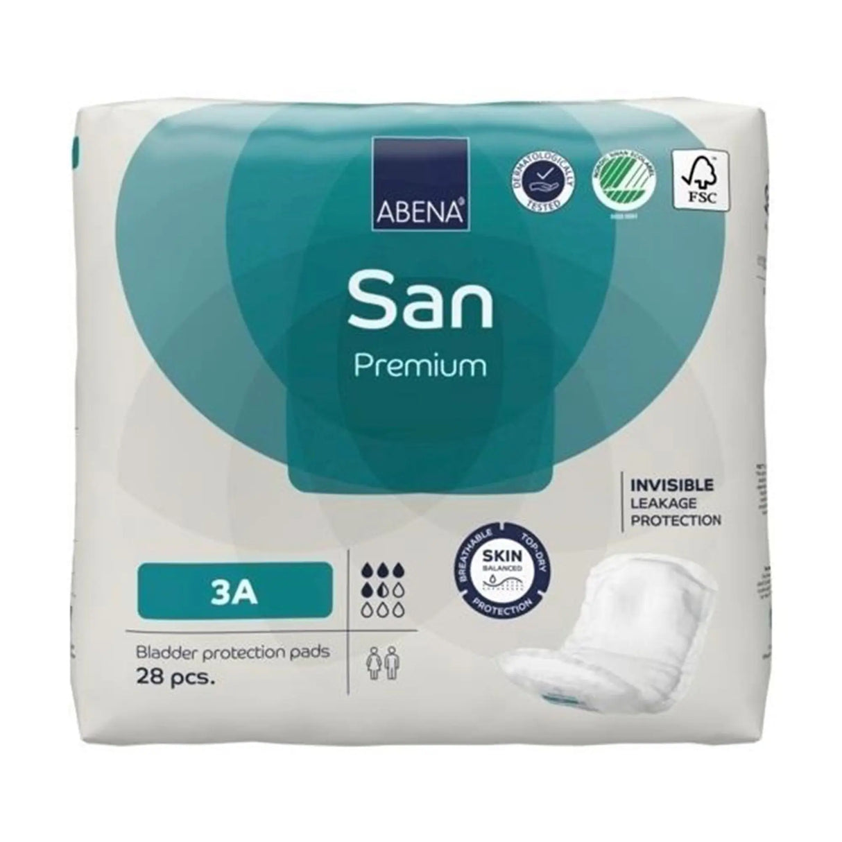 Abena® San Premium Bladder Protection Pads, Size 3A Abena® San Premium