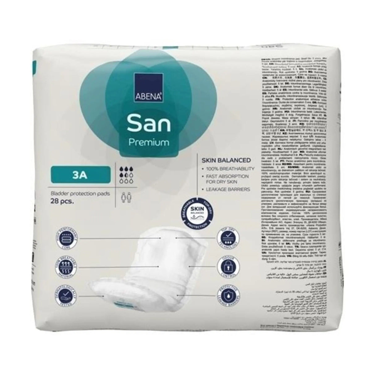 Abena® San Premium Bladder Protection Pads, Size 3A Abena® San Premium