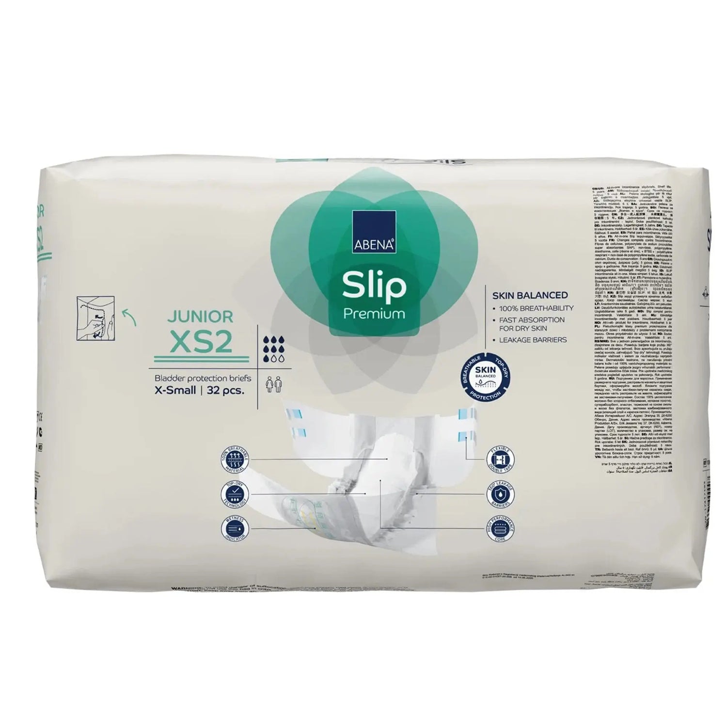 Abena® Slip Premium Junior XS2 Incontinence Brief, Extra Small Abena® Slip Premium Junior XS2