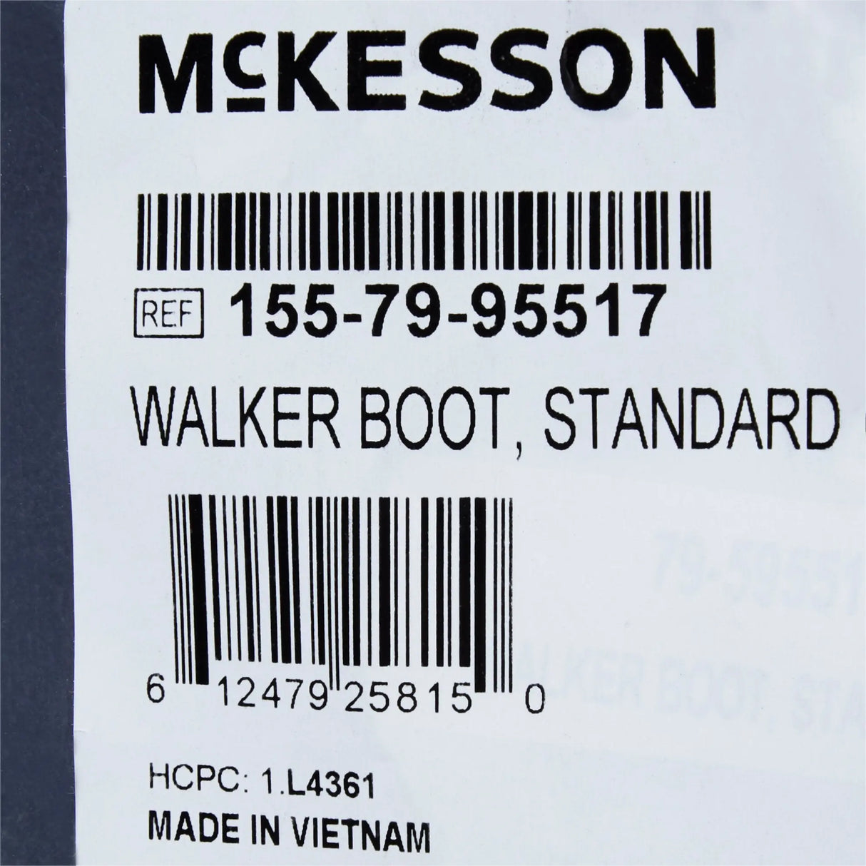 McKesson Pneumatic / Adjustable Air Support Walker Boot, Large - getMovility