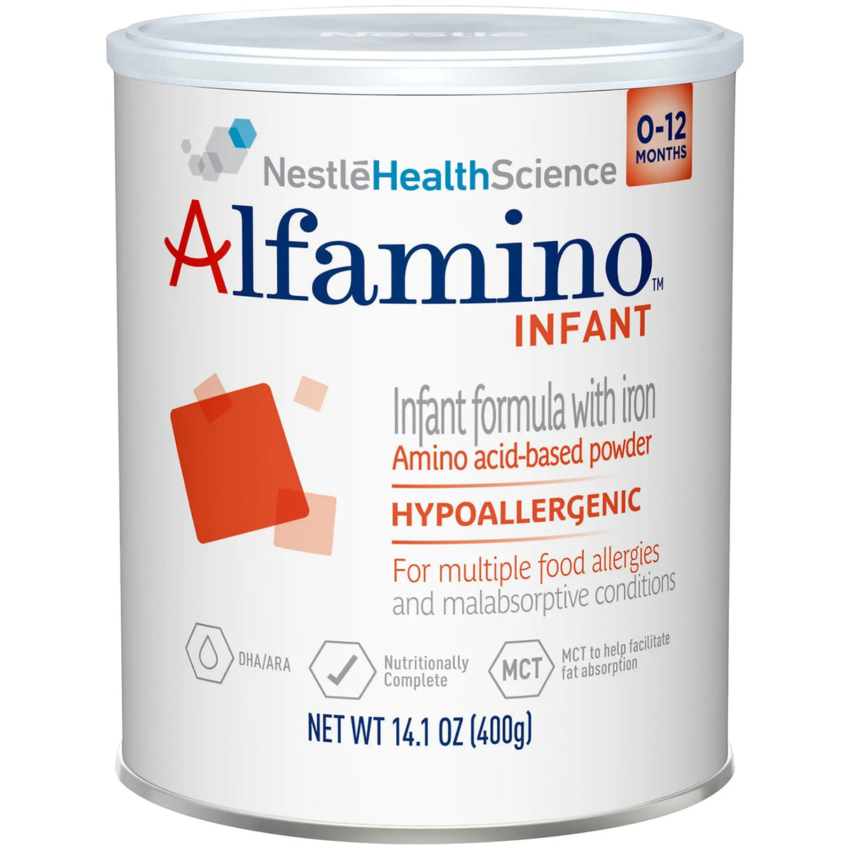 Alfamino® Powder Amino Acid Based Infant Formula with Iron, 14.1 oz. Can Alfamino®