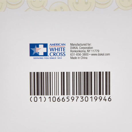 American® White Cross First Aid Emojis Kid Design Adhesive Strip, ¾ x 3 Inch - getMovility