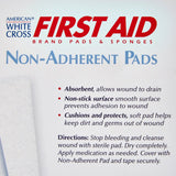 American® White Cross Nonadherent Dressing, 3 x 4 Inch American White Cross