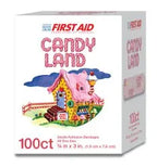 American® White Cross Stat Strip® Candy Land Adhesive Strip, ¾ x 3 Inch - getMovility