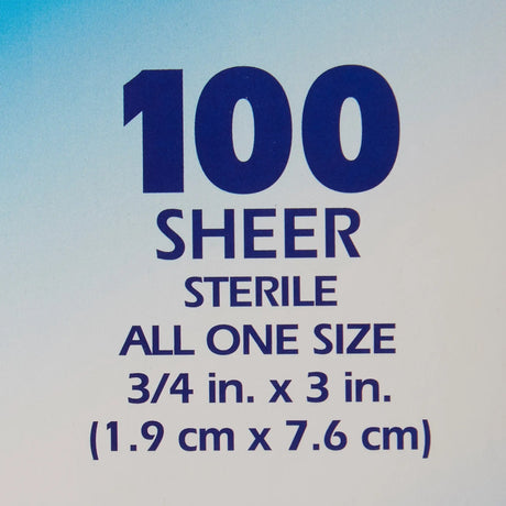 American® White Cross Stat Strip® Tan Adhesive Strip, ¾ x 3 Inch American® White Cross Stat Strip®