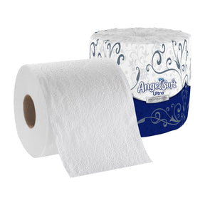Angel Soft® Ultra Professional Series Toilet Paper, Soft, Absorbent, 2-Ply, White, 450 Sheets Angel Soft Ultra Professional Series®
