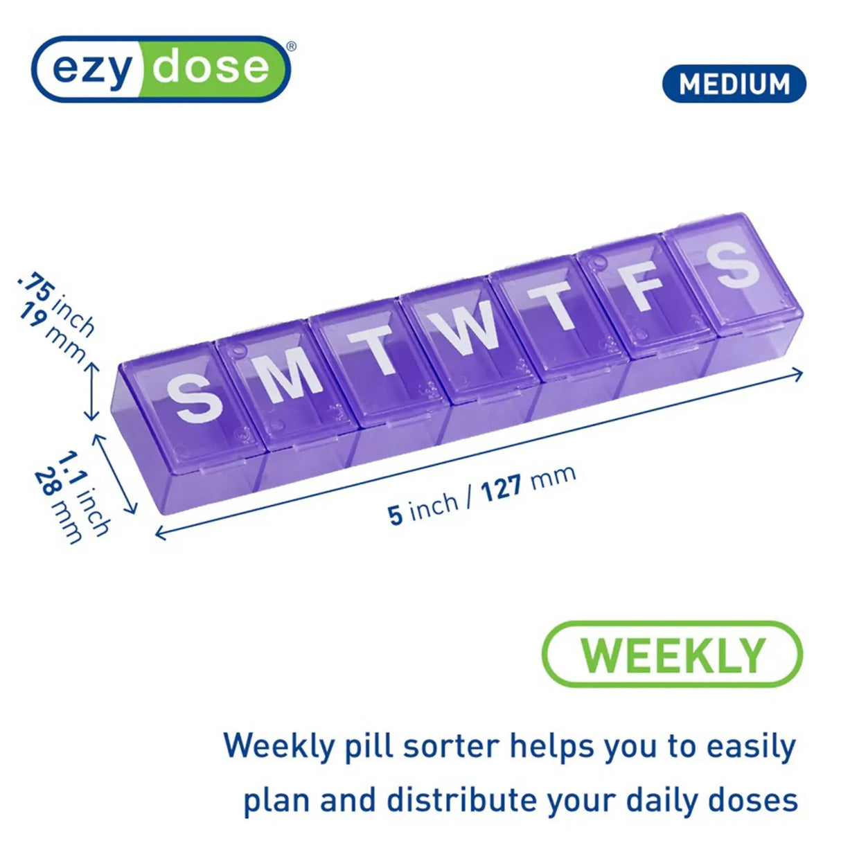 Apothecary Products® Weekly Pill Planner Ezy Dose®