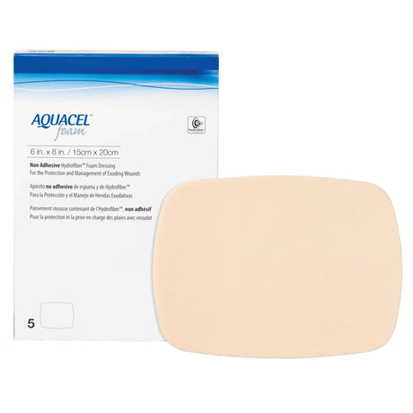 Aquacel® Nonadhesive without Border Foam Dressing, 6 x 8 Inch Aquacel®