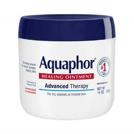 Aquaphor® Advanced Therapy Healing Moisturizer Ointment, 14 oz. Jar Aquaphor® Advanced Therapy