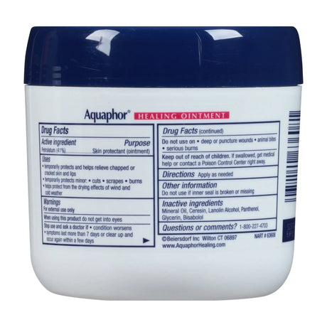 Aquaphor® Advanced Therapy Healing Moisturizer Ointment, 14 oz. Jar Aquaphor® Advanced Therapy