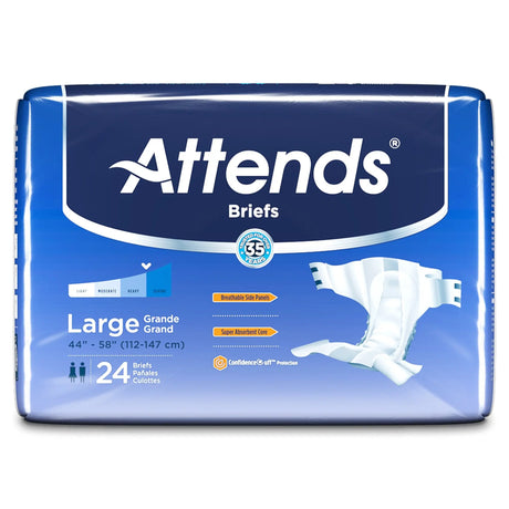 Attends Briefs, Adult, Large, Heavy Absorbency, Disposable Attends®