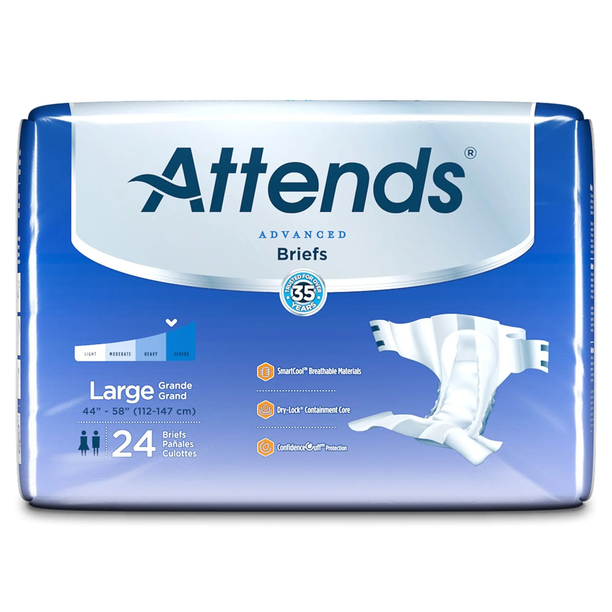 Attends® Advanced Briefs, Large Attends® Advanced