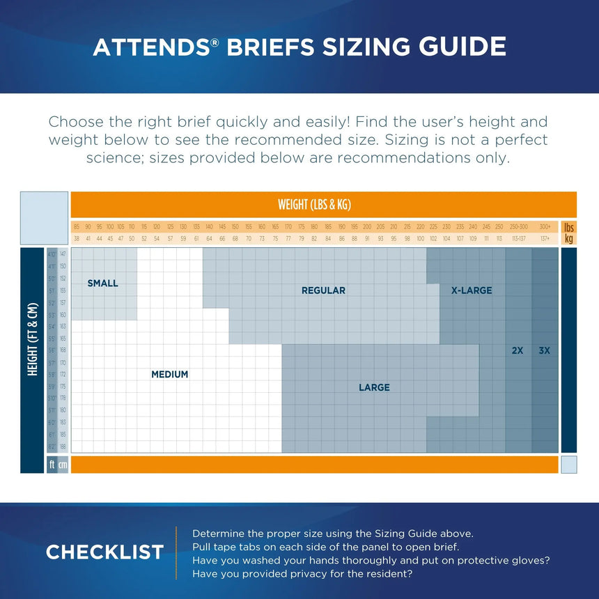 Attends® Advanced Briefs, X-Large Attends® Advanced