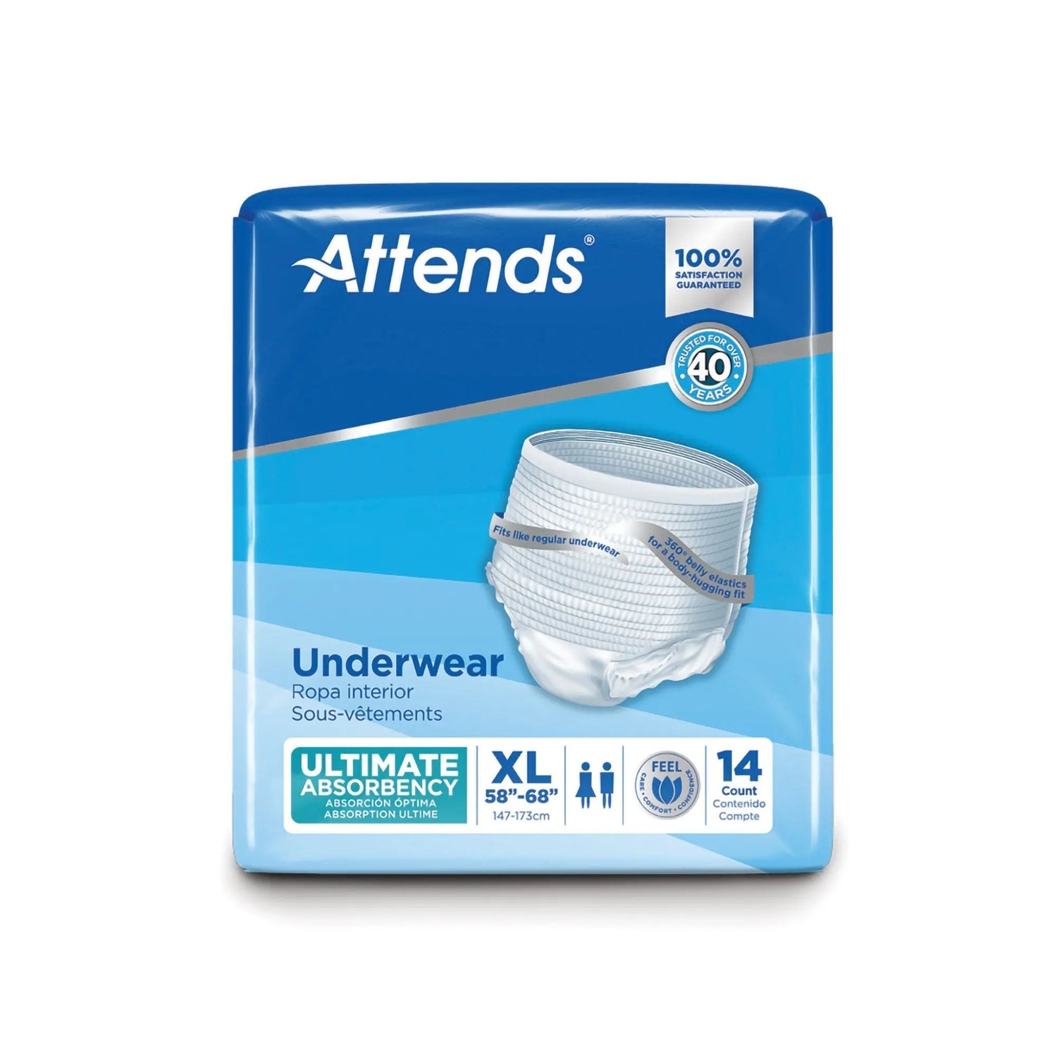 Attends® Advanced Underwear, X-Large Attends® Advanced