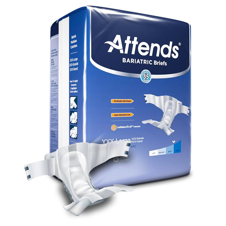 Attends® Bariatric Briefs, 3X-Large Attends® Bariatric