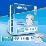 Attends® Bariatric Protective Underwear, 2X-Large Attends® Bariatric